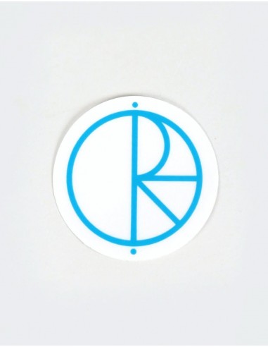 Polar Stroke Logo Sticker - Blue