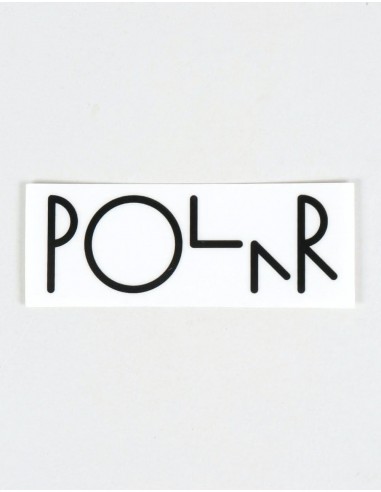 Polar Script Logo Sticker - Black