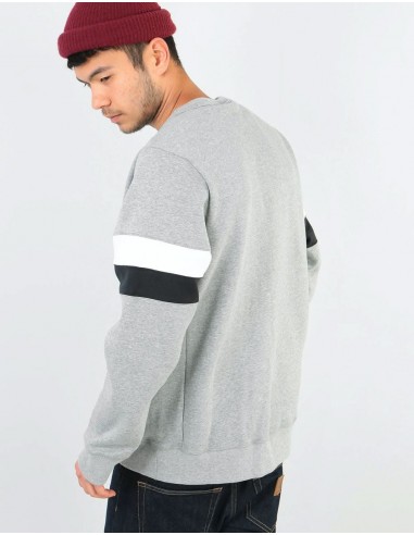 Nike SB Icon Crew Sweatshirt - Dk Grey Heather/White/Black/Black