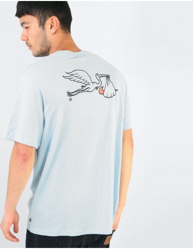 Nike SB Stork T-Shirt - Lt Armory Blue/Black