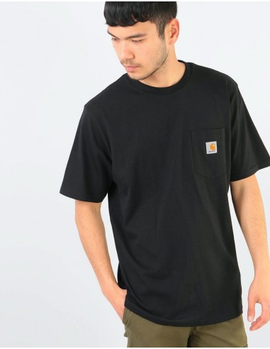 Carhartt WIP S/S Pocket T-Shirt - Black Heather