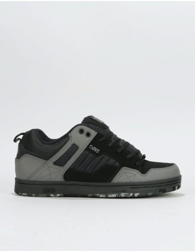 DVS Enduro 125 Skate Shoes - Black/Charcoal/Camo Nubuck