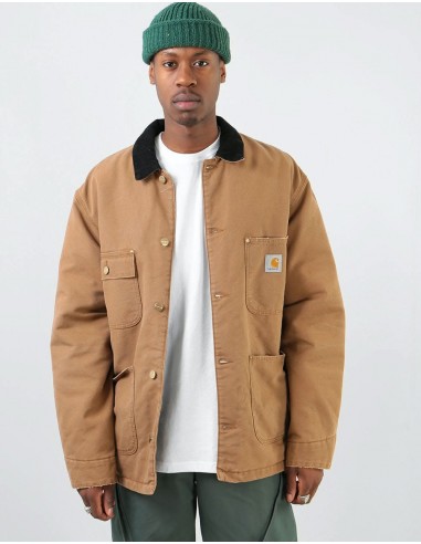 Carhartt WIP OG Chore Coat - Hamilton Brown/Black (Aged Canvas)