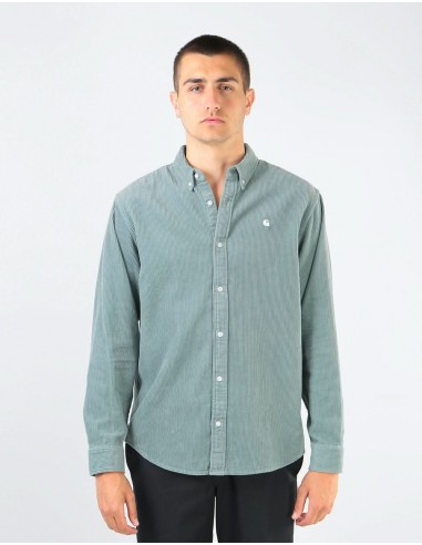 Carhartt WIP L/S Madison Cord Shirt - Cloudy/Flour