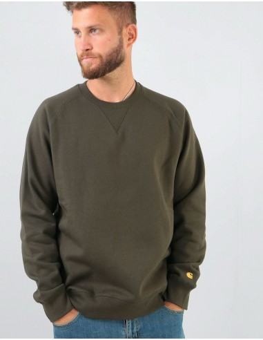 Carhartt WIP Chase Sweatshirt - Cypress/Gold