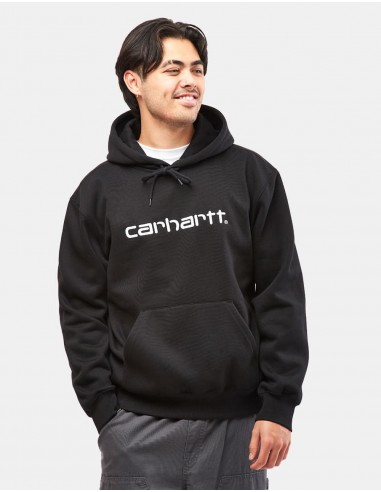 Carhartt WIP Hooded Carhartt Sweatshirt - Black/White