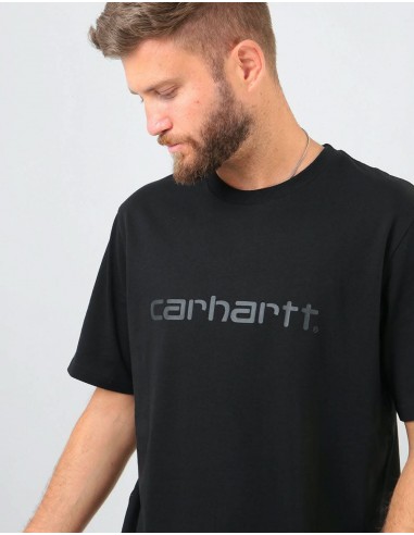 Carhartt WIP S/S Script T-Shirt - Black/Black