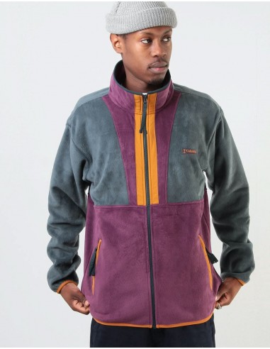 Columbia Back Bowl FZ Fleece - Night Shadow/Black/Cherry