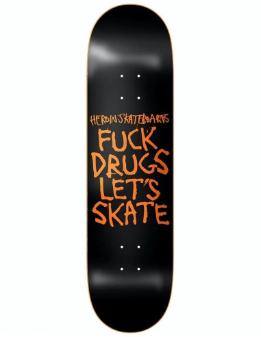 Heroin Fuck Drugs Skateboard Deck - 8.125"