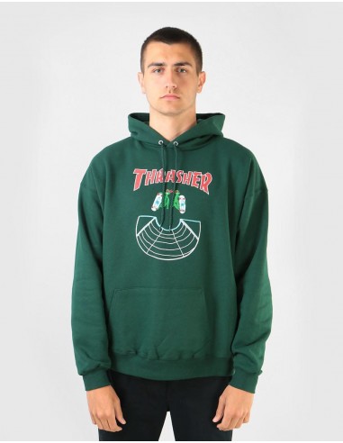 Thrasher Doubles Pullover Hoodie - Forest