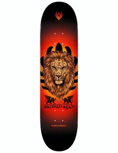 Powell Peralta Agah Lion 245 Flight Skateboard Deck - 8.75"