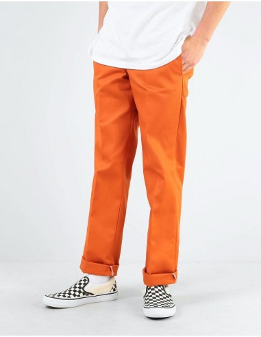 Dickies 873 Slim Straight Work Pant - Rust