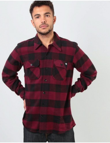 Dickies Sacramento L/S Shirt - Maroon