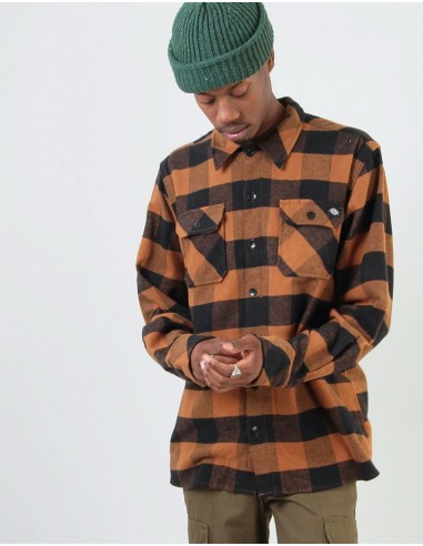 Dickies Sacramento L/S Shirt - Brown Duck