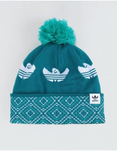 adidas Shmoo Pom Beanie - Active Teal/Hi-Res Aqua/White