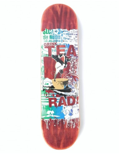 Lovenskate Drink Chai Get Rad Skateboard Deck - 8.125"