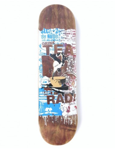 Lovenskate Drink Chai Get Rad Skateboard Deck - 8.5"