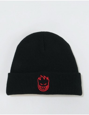 Spitfire Bighead Cuff Beanie - Black/Red