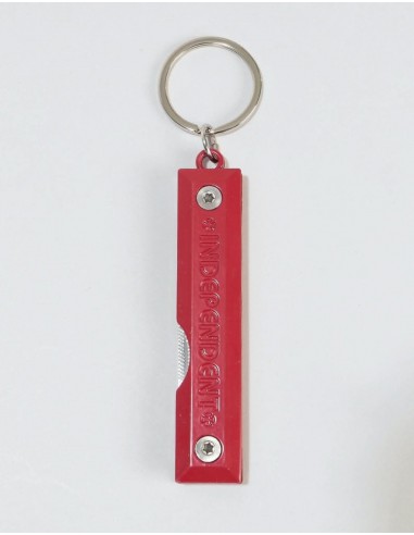 Independent Red Curb File/Knife Keyring - Red