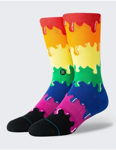 Stance Drip Rainbow Classic Crew Socks - Multi