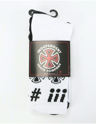 Independent Ante Socks - White