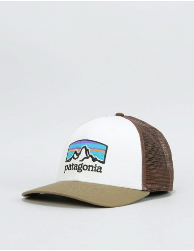 Patagonia Fitz Roy Horizons Trucker Cap - White/Sage Khaki