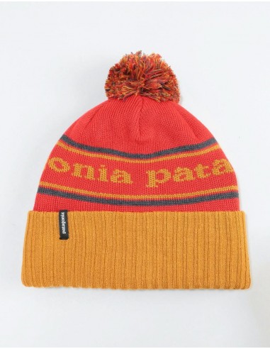 Patagonia Powder Town Beanie - Park Stripe/Hammonds Gold