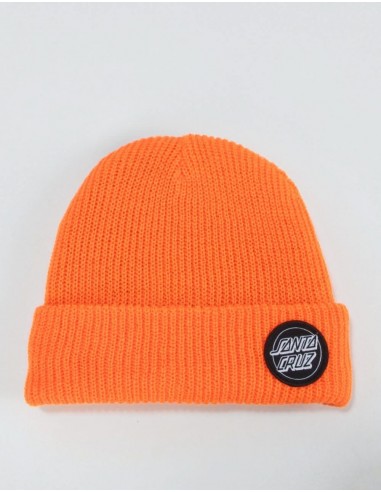 Santa Cruz Outline Dot Beanie - Fluro Orange