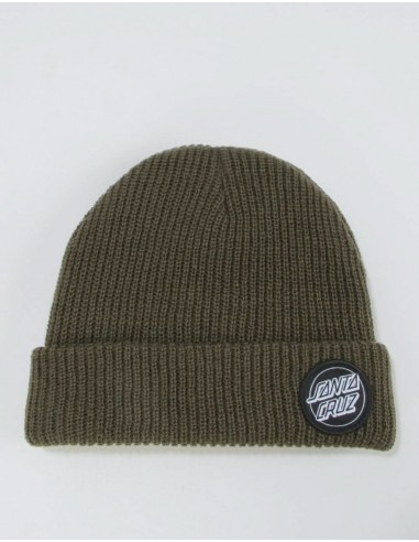 Santa Cruz Outline Dot Beanie - Military Green