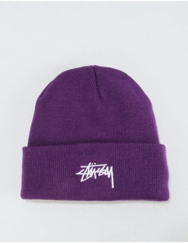 Stüssy Stock Cuff Beanie - Purple