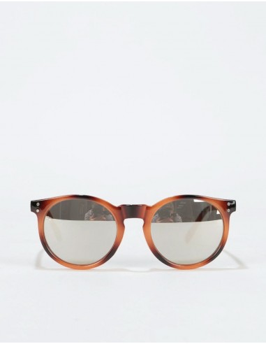 CHPO Trestles Sunglasses - Brown/Silver Mirror