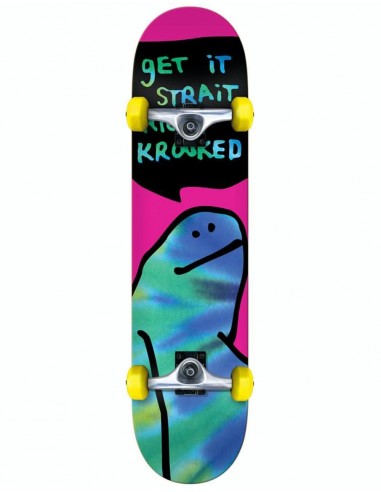 Krooked Shmoo Tie Dye Complete Skateboard - 7.38"