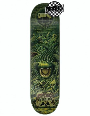 Creature Haunted Sewers Everslick Skateboard Deck - 8"