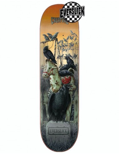 Creature Haunted Crows Everslick Skateboard Deck - 8.5"