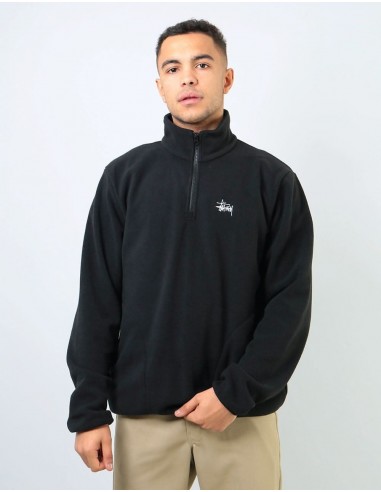 Stüssy Basic Polar Mock Fleece - Black