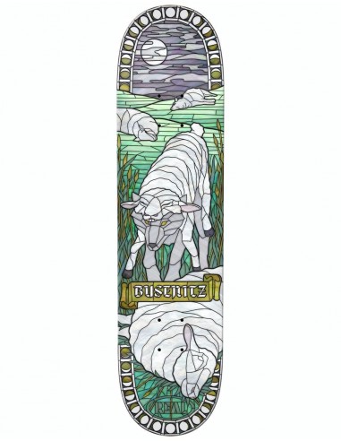 Real Busenitz Cathedral Skateboard Deck - 8.06"