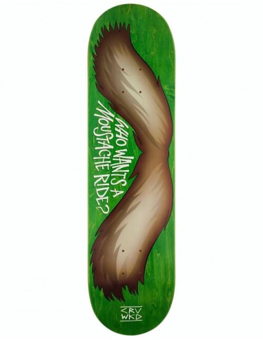 CRV WKD Moustache Ride Skateboard Deck - 8.25"