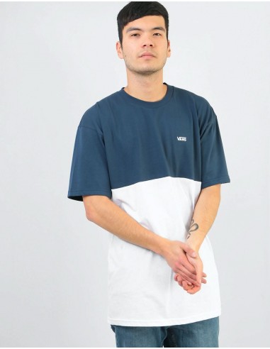 Vans Colorblock T-Shirt - Dress Blues/White