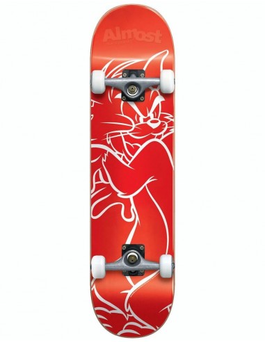 Almost x Hanna Barbera Tom White Lines Mini Complete Skateboard - 7"