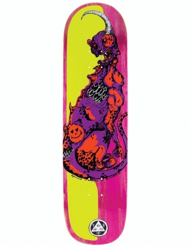 Welcome Cheetah on Big Bunyip Skateboard Deck - 8.5"