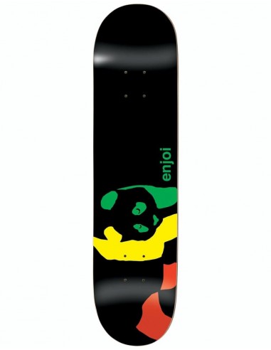 Enjoi Rasta Panda Skateboard Deck - 8.25"