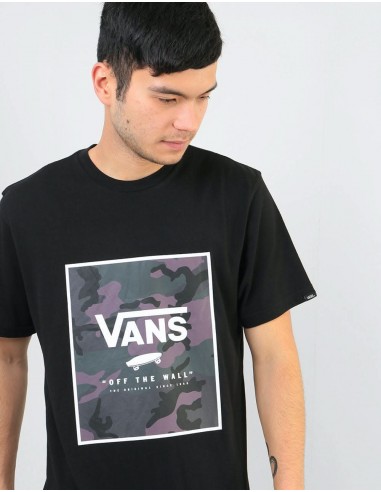 Vans Print Box T-Shirt - Black/Oversized Camo