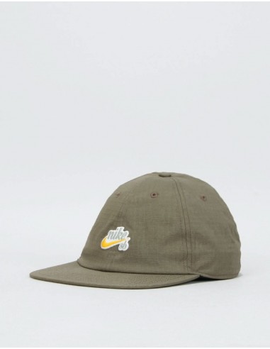 Nike SB H86 Flatbill Strapback Cap - Medium Olive/Dark Sulfur