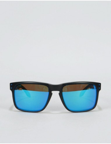 Oakley Holbrook Sunglasses - Matte Black Prizmatic (Prizm Sapphire Po