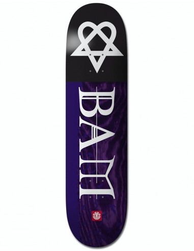 Element Bam Heartagram Bats Skateboard Deck - 8.25"