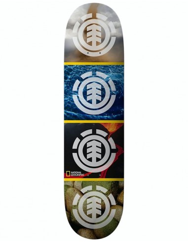 Element x National Geographic Quadrant Skateboard Deck - 8"