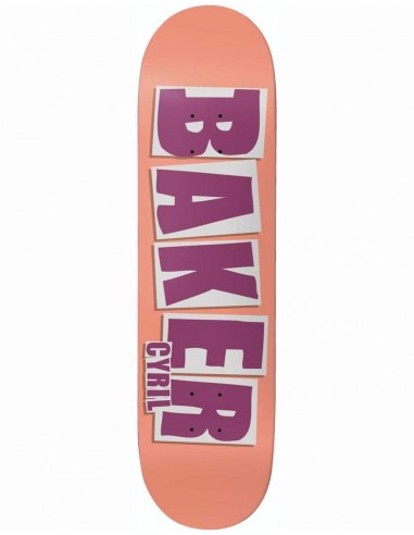 Baker Cyril Brand Name Skateboard Deck - 8.25"