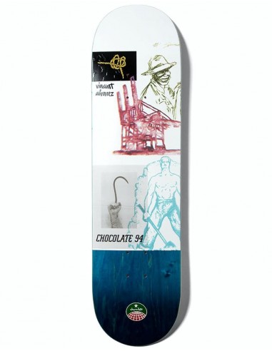 Chocolate Alvarez 94 Stevedore Skateboard Deck - 8.25"