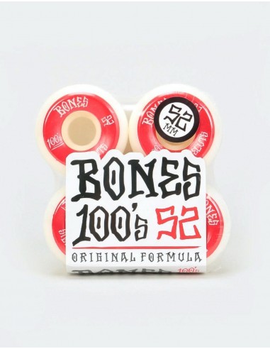 Bones OG 100s 2 Sidecut V5 Skateboard Wheel - 52mm