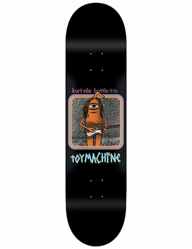 Toy Machine x Kurt Vile Bottle It In Skateboard Deck - 8.25"